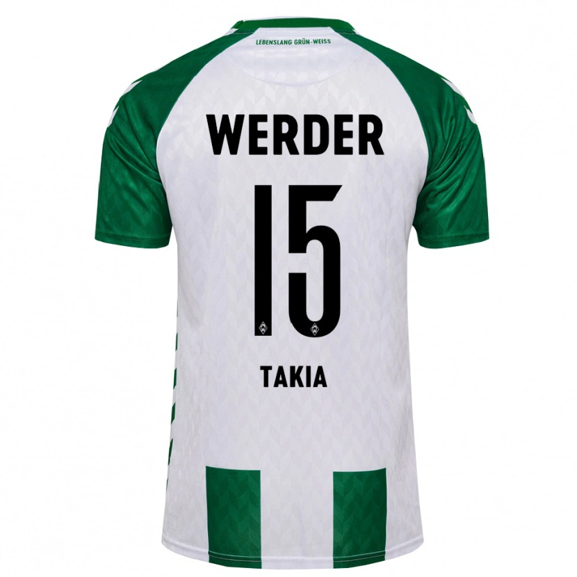 Danxen Heren Toirik Onlam Takia #15 Groen Wit Thuisshirt Thuistenue 2026/27 T-Shirt