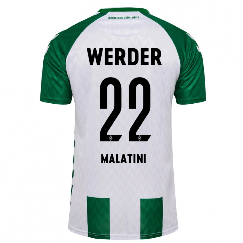Danxen Heren Julián Malatini #22 Groen Wit Thuisshirt Thuistenue 2026/27 T-Shirt