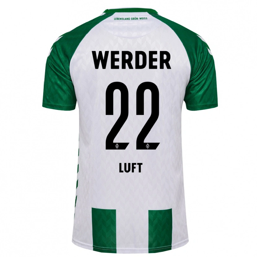 Danxen Heren Julian Luft #22 Groen Wit Thuisshirt Thuistenue 2026/27 T-Shirt