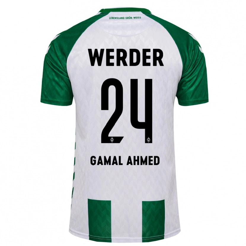 Danxen Heren Adam Gamal Ahmed #24 Groen Wit Thuisshirt Thuistenue 2026/27 T-Shirt