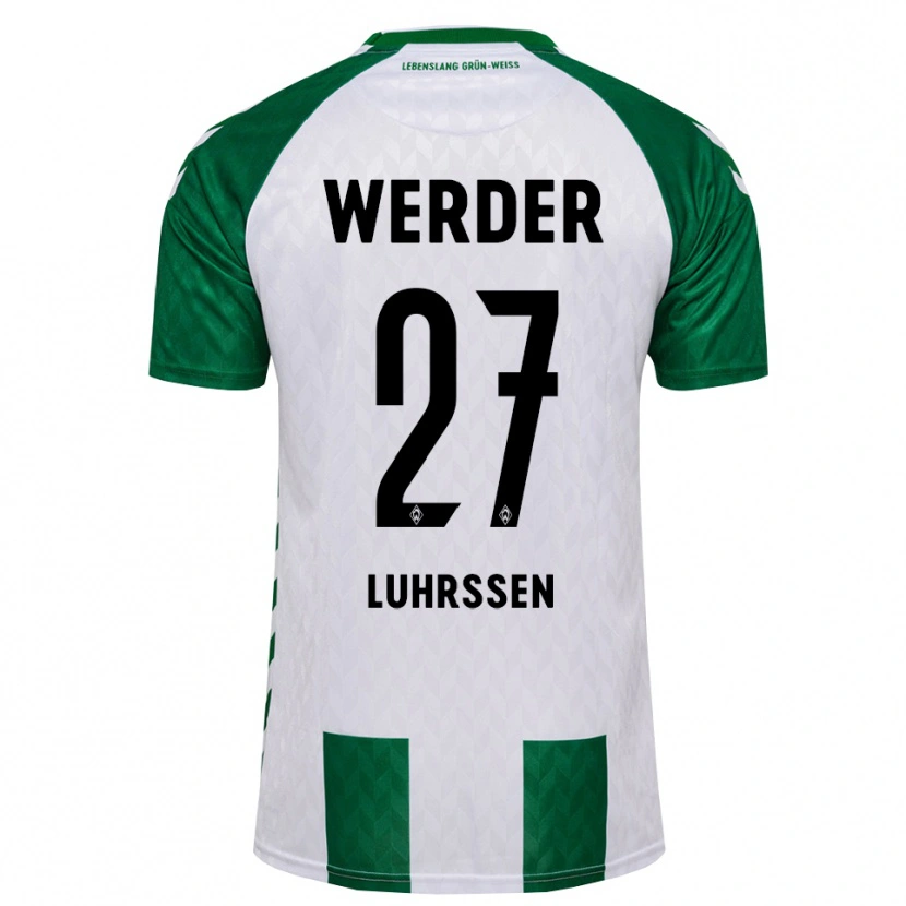 Danxen Heren Nina Luhrssen #27 Groen Wit Thuisshirt Thuistenue 2026/27 T-Shirt