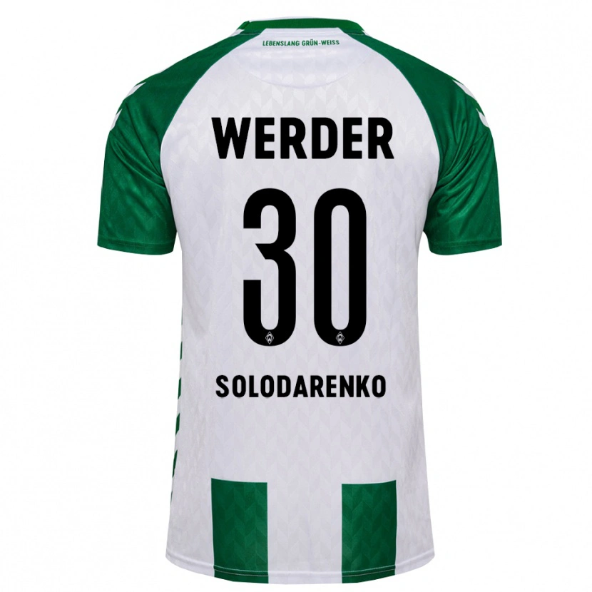 Danxen Heren Timofiy Solodarenko #30 Groen Wit Thuisshirt Thuistenue 2026/27 T-Shirt