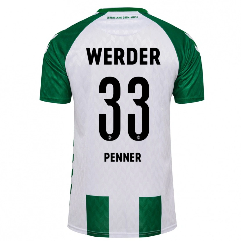 Danxen Heren Maria Penner #33 Groen Wit Thuisshirt Thuistenue 2026/27 T-Shirt