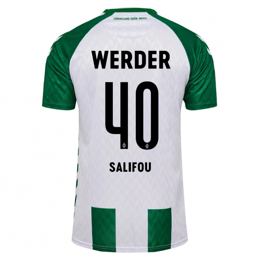 Danxen Heren Dikeni Salifou #40 Groen Wit Thuisshirt Thuistenue 2026/27 T-Shirt