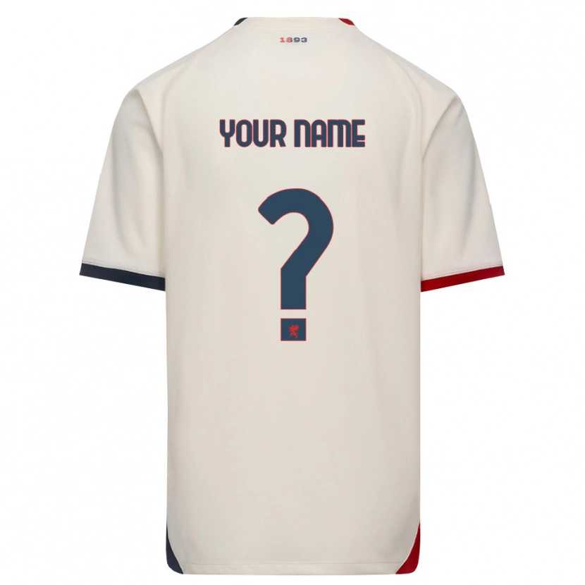 Danxen Heren Uw Naam #0 Off-White Rood Uitshirt Uittenue 2026/27 T-Shirt