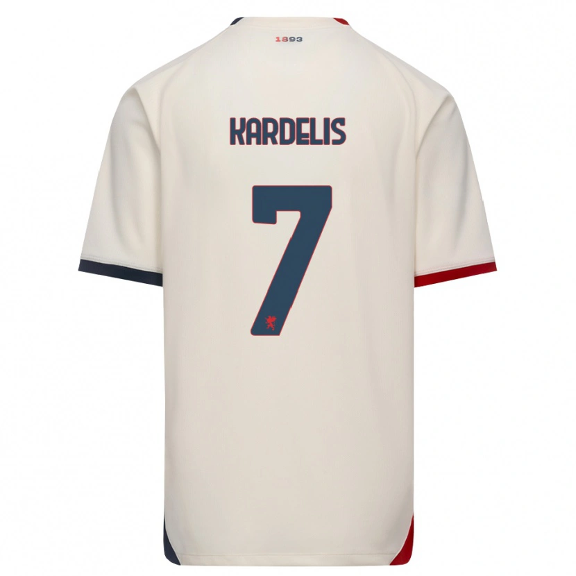 Danxen Heren Rojus Kardelis #7 Off-White Rood Uitshirt Uittenue 2026/27 T-Shirt