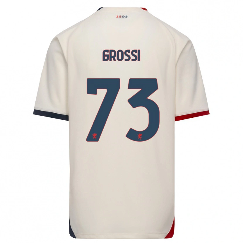 Danxen Heren Jacopo Grossi #73 Off-White Rood Uitshirt Uittenue 2026/27 T-Shirt