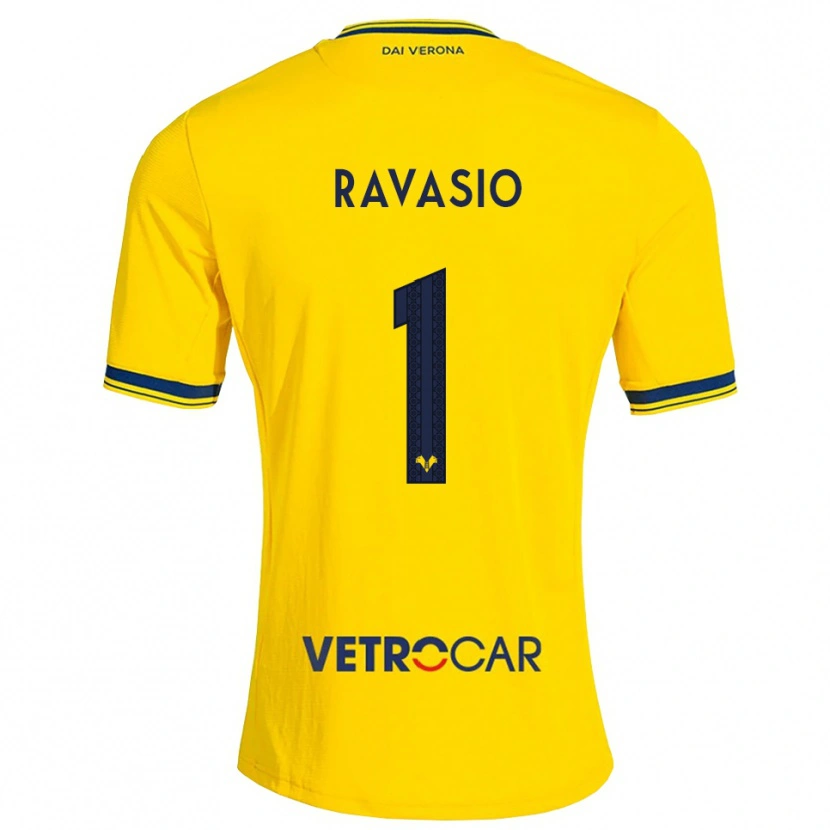 Danxen Heren Manuel Ravasio #1 Geel Rood Uitshirt Uittenue 2026/27 T-Shirt