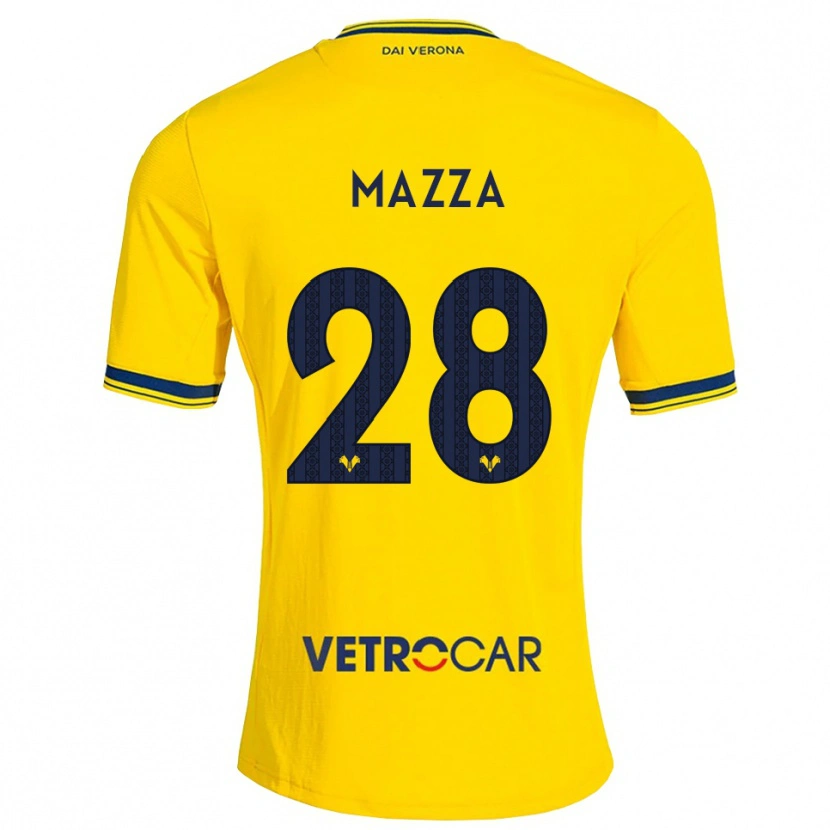 Danxen Heren Vittoria Karol Mazza #28 Geel Rood Uitshirt Uittenue 2026/27 T-Shirt