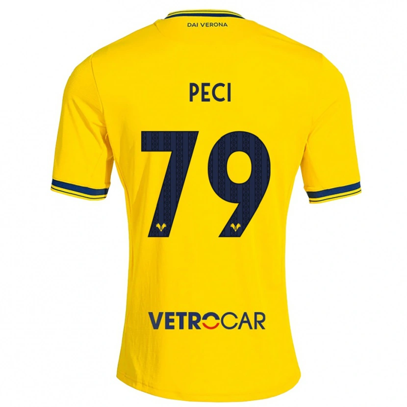 Danxen Heren Jurgen Peci #79 Geel Rood Uitshirt Uittenue 2026/27 T-Shirt