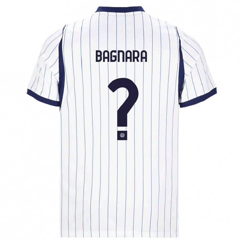 Danxen Heren Ettore Bagnara #0 Wit Marineblauw Uitshirt Uittenue 2026/27 T-Shirt