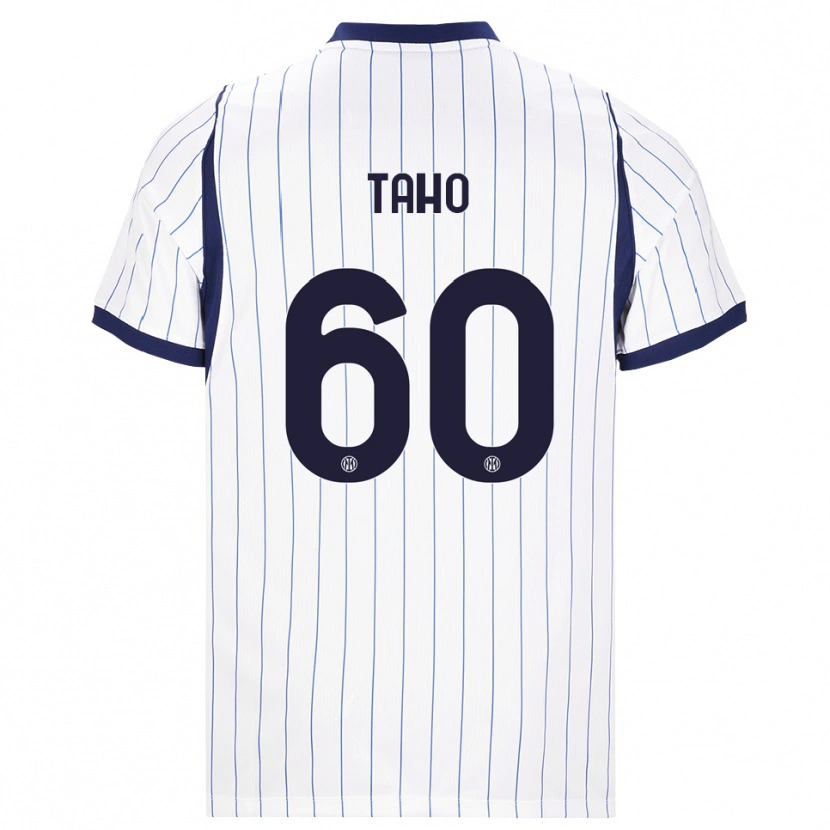 Danxen Heren Alain Taho #60 Wit Marineblauw Uitshirt Uittenue 2026/27 T-Shirt