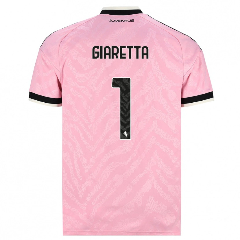 Danxen Heren Emanuele Giaretta #1 Roze Zwart Uitshirt Uittenue 2026/27 T-Shirt