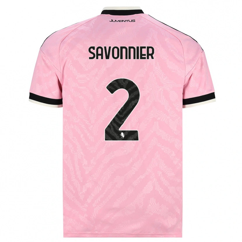 Danxen Heren Nelson Savonnier #2 Roze Zwart Uitshirt Uittenue 2026/27 T-Shirt