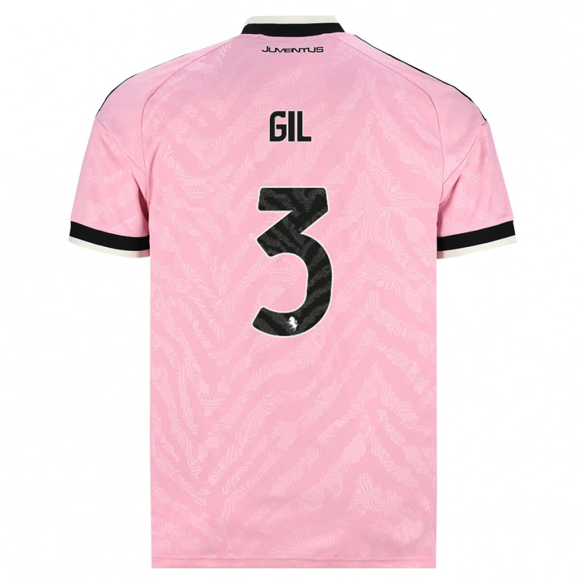 Danxen Heren Javier Gil #3 Roze Zwart Uitshirt Uittenue 2026/27 T-Shirt