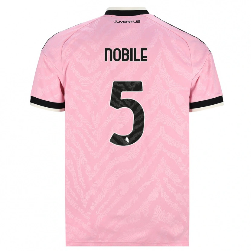 Danxen Heren Riccardo Nobile #5 Roze Zwart Uitshirt Uittenue 2026/27 T-Shirt