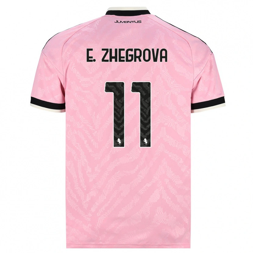 Danxen Heren Edon Zhegrova #11 Roze Zwart Uitshirt Uittenue 2026/27 T-Shirt