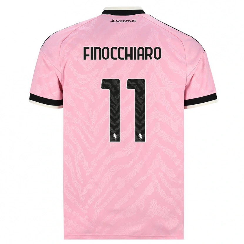 Danxen Heren Gabriele Finocchiaro #11 Roze Zwart Uitshirt Uittenue 2026/27 T-Shirt