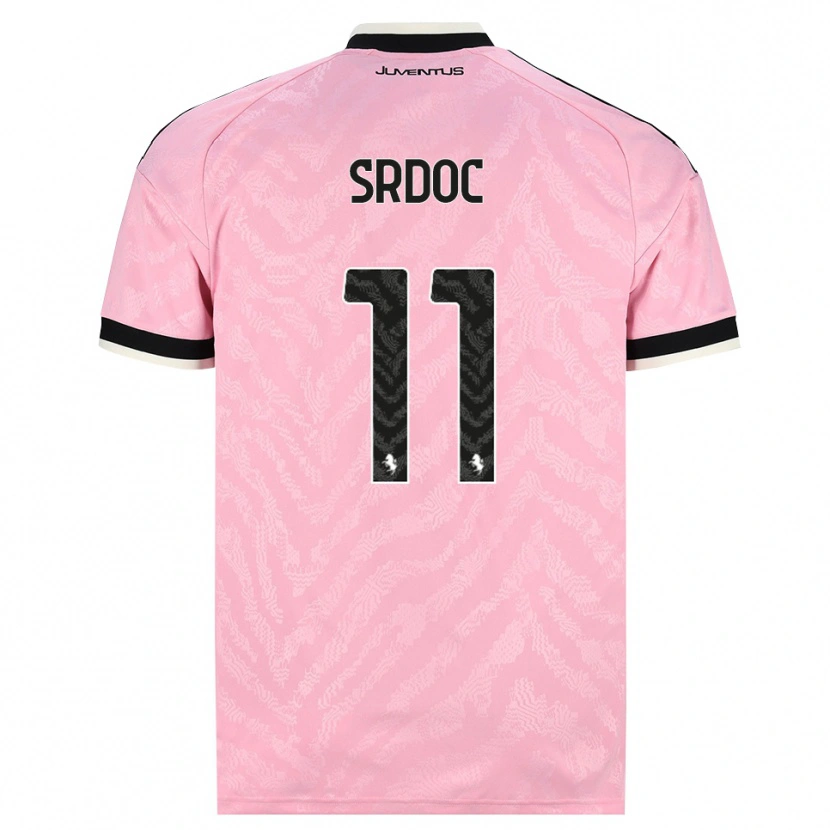 Danxen Heren Ivano Srdoc #11 Roze Zwart Uitshirt Uittenue 2026/27 T-Shirt