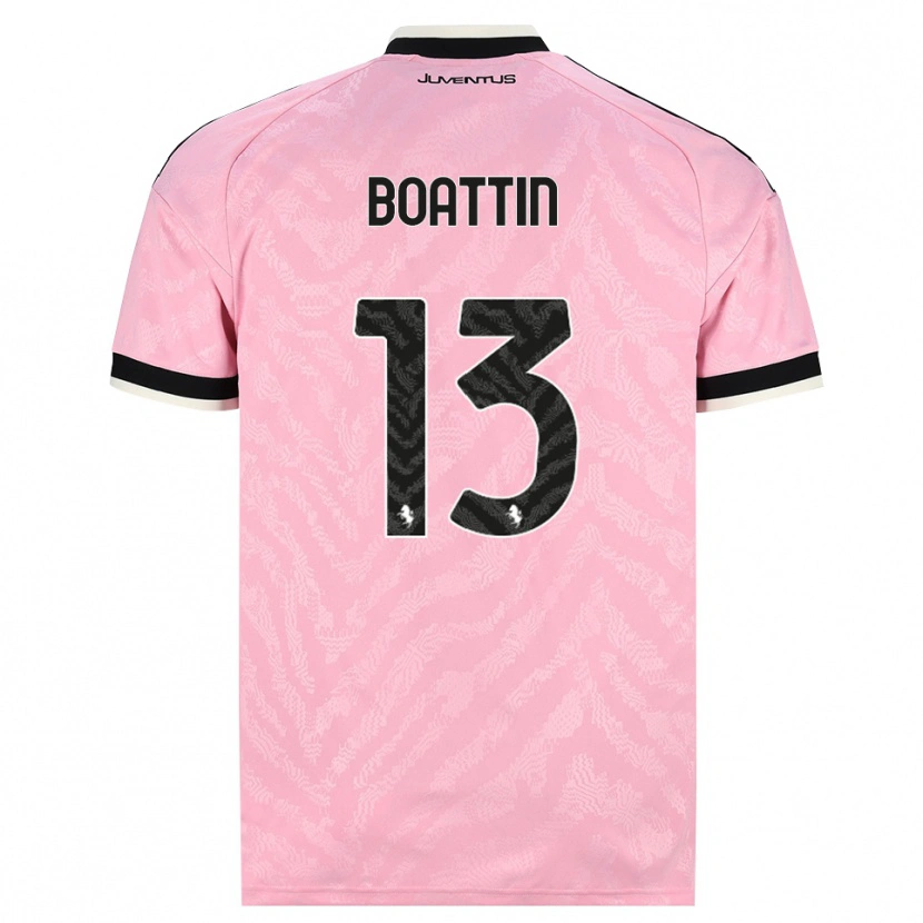 Danxen Heren Lisa Boattin #13 Roze Zwart Uitshirt Uittenue 2026/27 T-Shirt