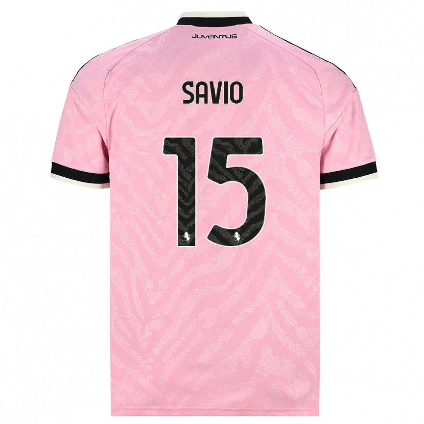 Danxen Heren Federico Savio #15 Roze Zwart Uitshirt Uittenue 2026/27 T-Shirt