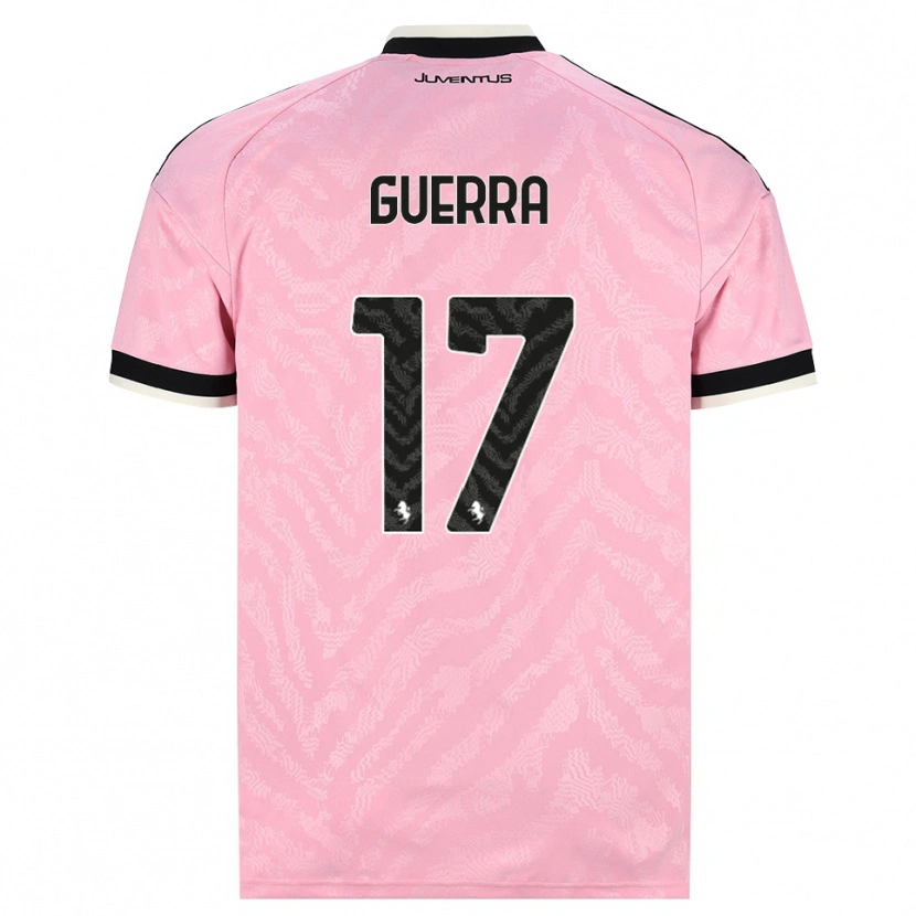Danxen Heren Simone Guerra #17 Roze Zwart Uitshirt Uittenue 2026/27 T-Shirt