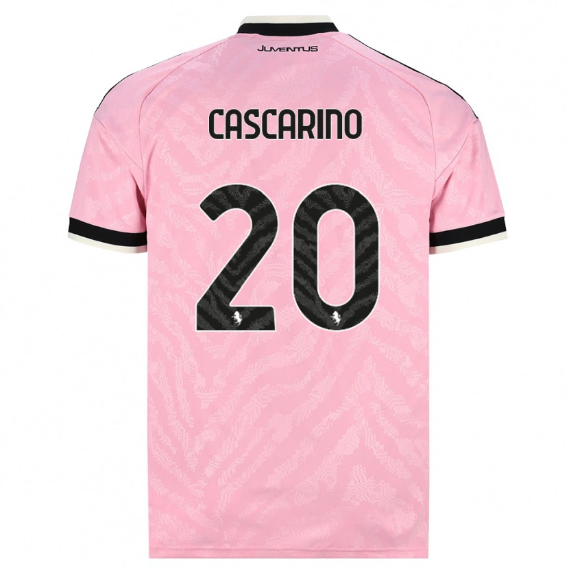 Danxen Heren Estelle Cascarino #20 Roze Zwart Uitshirt Uittenue 2026/27 T-Shirt