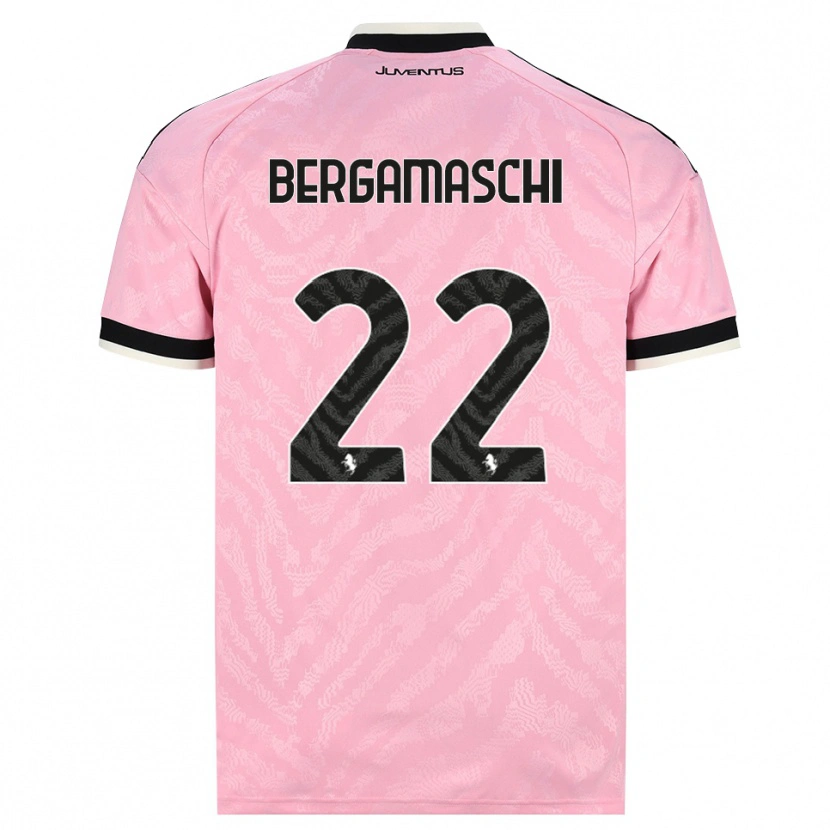 Danxen Heren Valentina Bergamaschi #22 Roze Zwart Uitshirt Uittenue 2026/27 T-Shirt