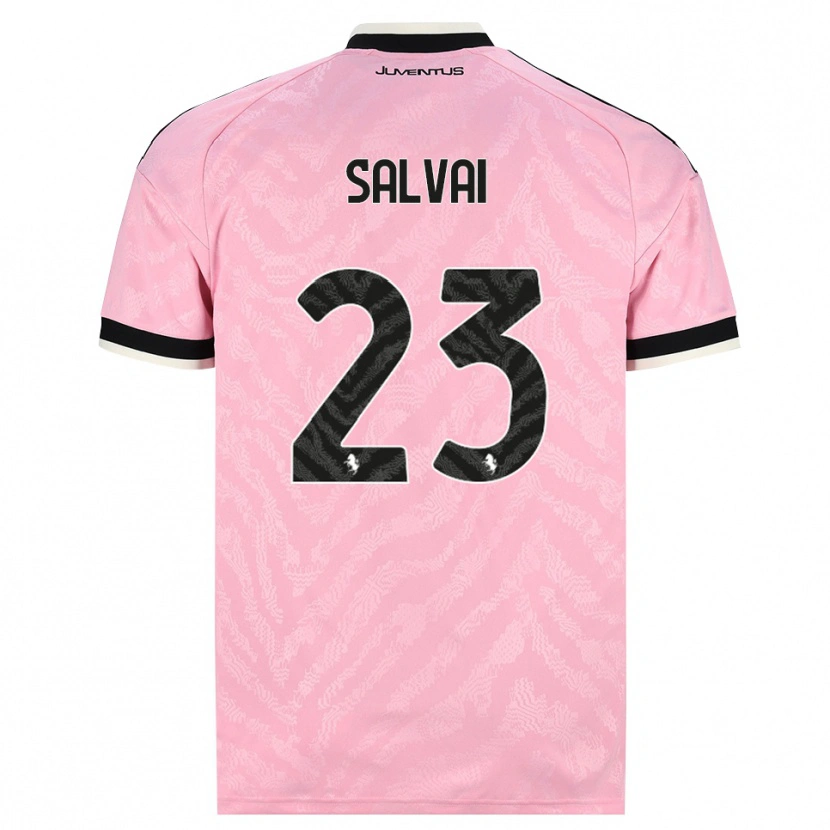 Danxen Heren Cecilia Salvai #23 Roze Zwart Uitshirt Uittenue 2026/27 T-Shirt