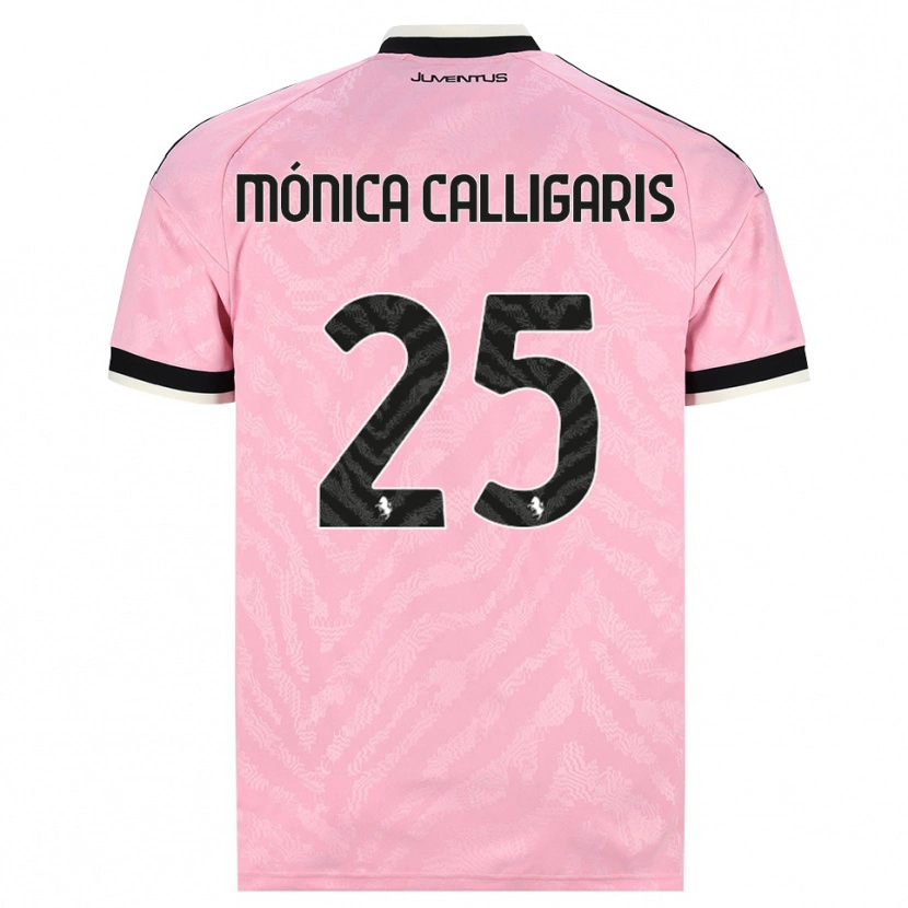 Danxen Heren Viola Mónica Calligaris #25 Roze Zwart Uitshirt Uittenue 2026/27 T-Shirt