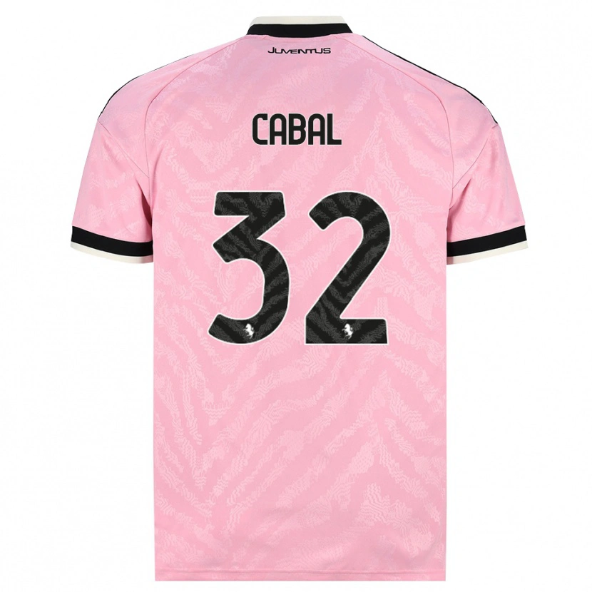 Danxen Heren Juan Cabal #32 Roze Zwart Uitshirt Uittenue 2026/27 T-Shirt