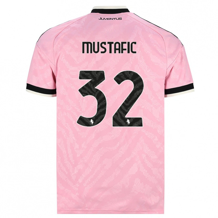 Danxen Heren Emma Mustafic #32 Roze Zwart Uitshirt Uittenue 2026/27 T-Shirt