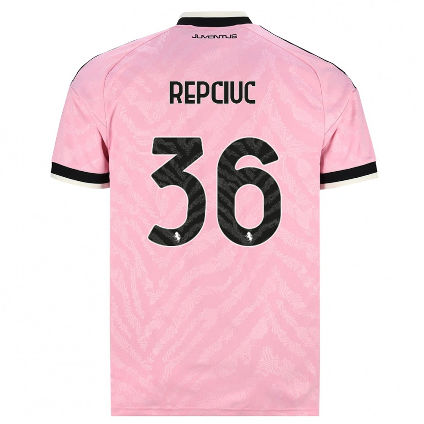 Danxen Heren Gabriel Repciuc #36 Roze Zwart Uitshirt Uittenue 2026/27 T-Shirt