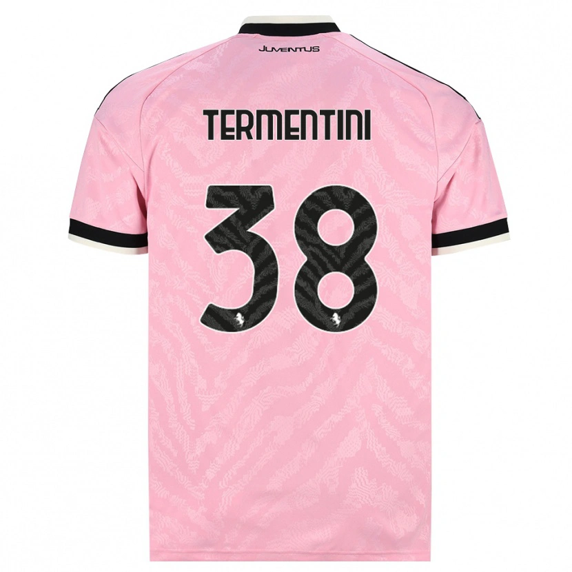Danxen Heren Giorgia Termentini #38 Roze Zwart Uitshirt Uittenue 2026/27 T-Shirt