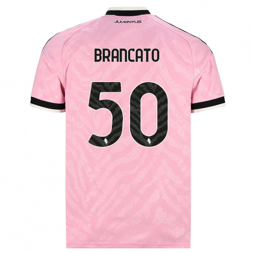 Danxen Heren Alessandro Brancato #50 Roze Zwart Uitshirt Uittenue 2026/27 T-Shirt