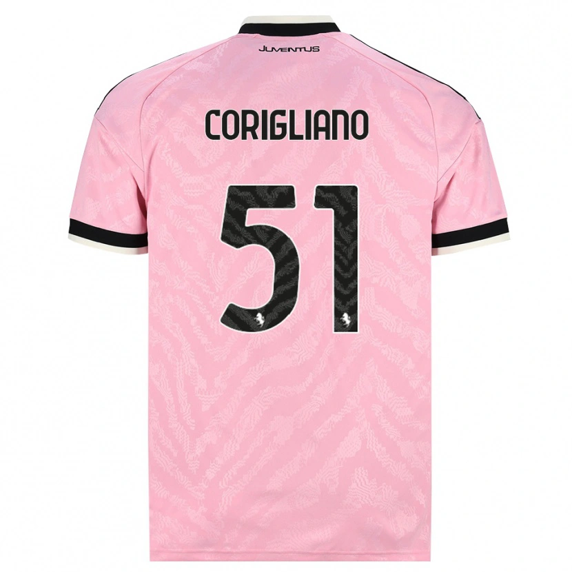 Danxen Heren Thomas Corigliano #51 Roze Zwart Uitshirt Uittenue 2026/27 T-Shirt