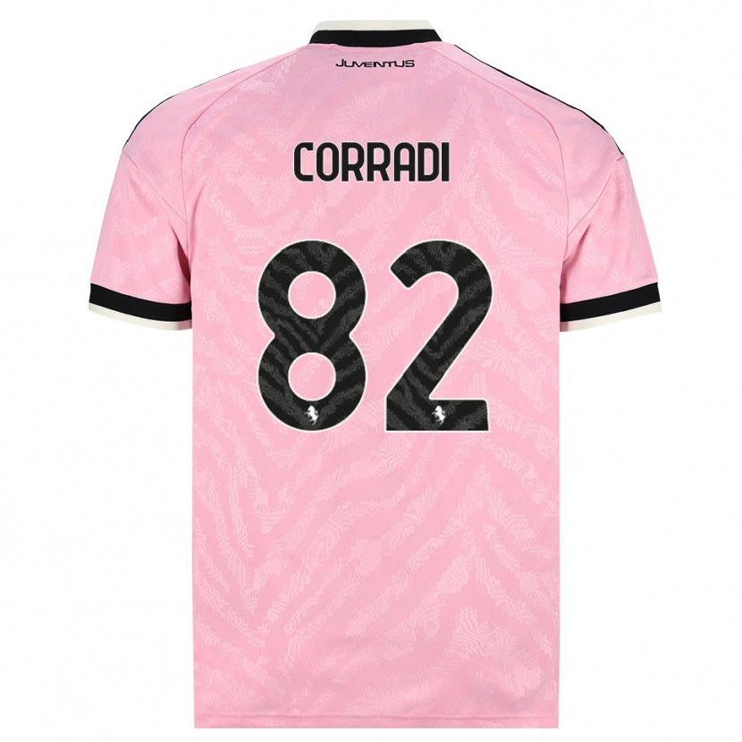 Danxen Heren Christian Corradi #82 Roze Zwart Uitshirt Uittenue 2026/27 T-Shirt