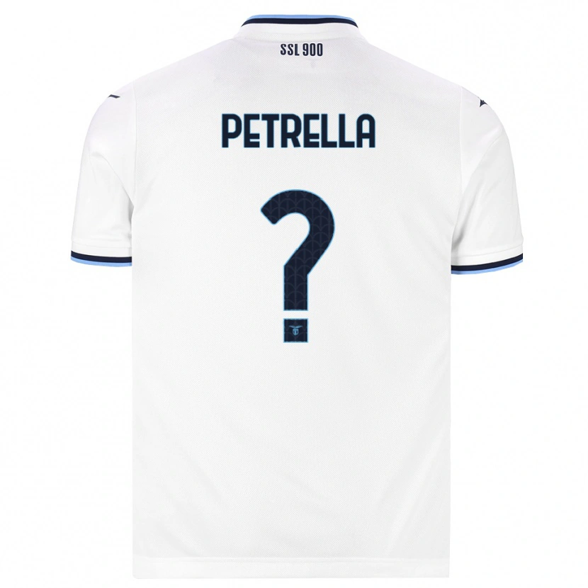 Danxen Heren Anthony Petrella #0 Wit Marineblauw Uitshirt Uittenue 2026/27 T-Shirt