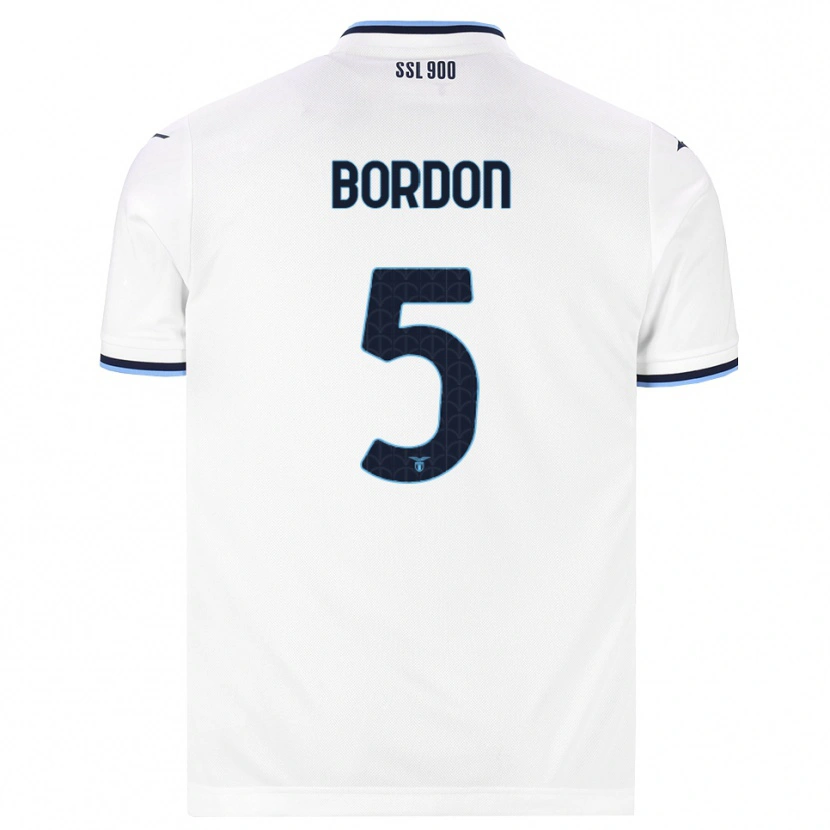 Danxen Heren Ricardo Bordon #5 Wit Marineblauw Uitshirt Uittenue 2026/27 T-Shirt