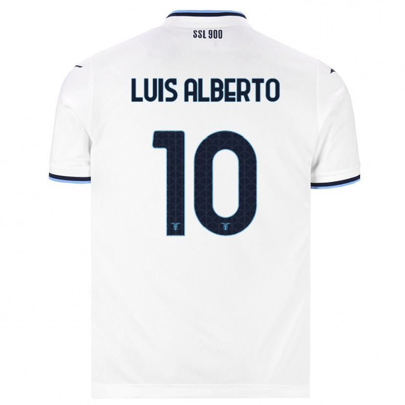 Danxen Heren Luis Alberto #10 Wit Marineblauw Uitshirt Uittenue 2026/27 T-Shirt