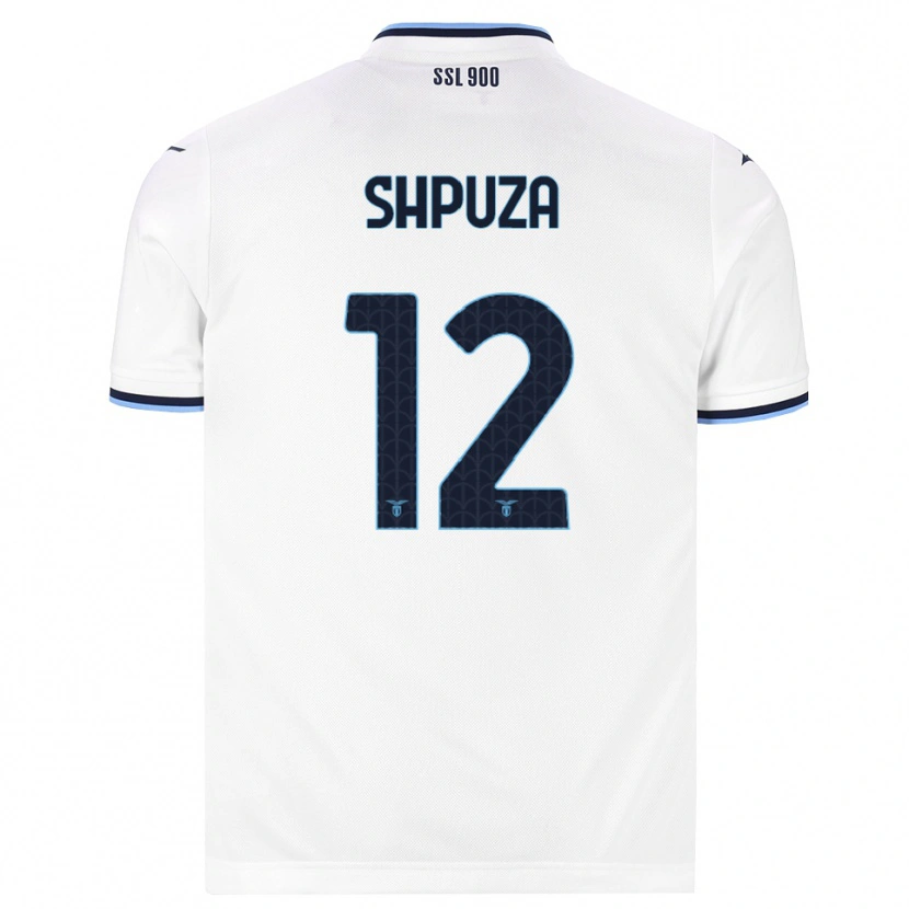 Danxen Heren Kleo Shpuza #12 Wit Marineblauw Uitshirt Uittenue 2026/27 T-Shirt