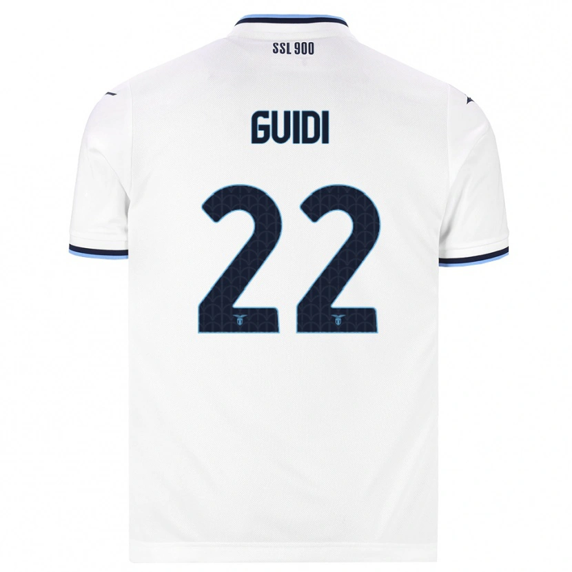 Danxen Heren Emma Guidi #22 Wit Marineblauw Uitshirt Uittenue 2026/27 T-Shirt