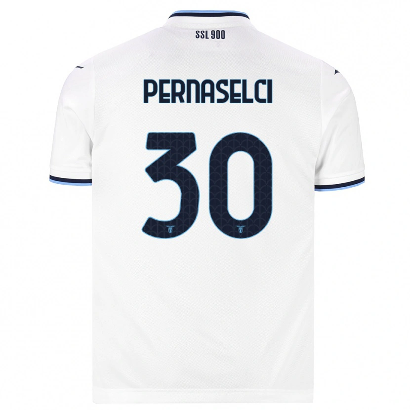 Danxen Heren Leonardo Pernaselci #30 Wit Marineblauw Uitshirt Uittenue 2026/27 T-Shirt