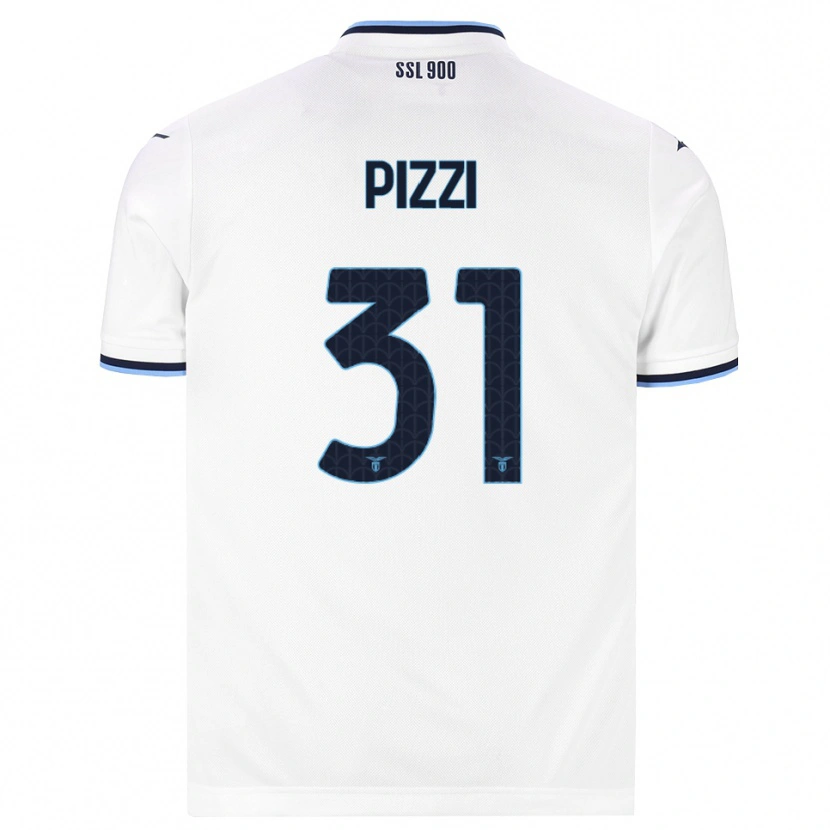 Danxen Heren Giorgia Pizzi #31 Wit Marineblauw Uitshirt Uittenue 2026/27 T-Shirt