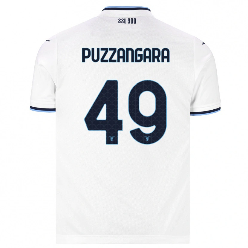 Danxen Heren Angelo Antonio Puzzangara #49 Wit Marineblauw Uitshirt Uittenue 2026/27 T-Shirt