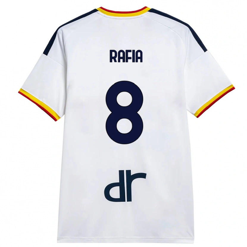 Danxen Heren Hamza Rafia #8 Wit Geel Rood Uitshirt Uittenue 2026/27 T-Shirt