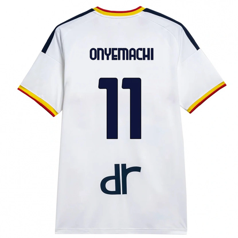 Danxen Heren Divine Onyemachi #11 Wit Geel Rood Uitshirt Uittenue 2026/27 T-Shirt