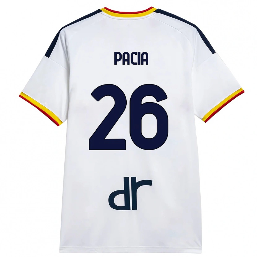 Danxen Heren Fabiano Pacia #26 Wit Geel Rood Uitshirt Uittenue 2026/27 T-Shirt