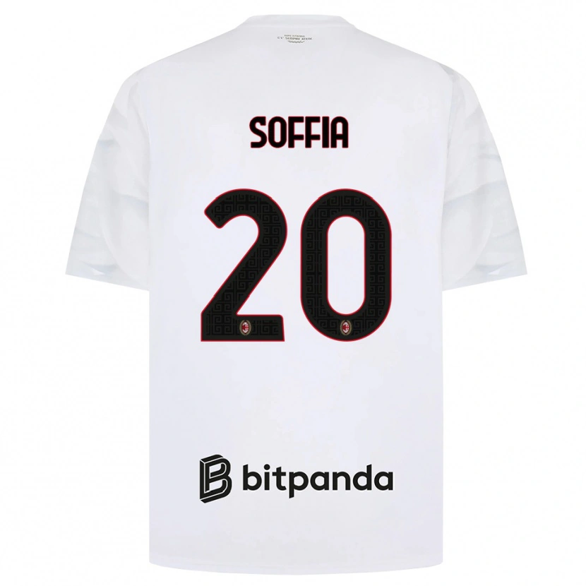 Danxen Heren Angelica Soffia #20 Wit Rood Zwart Uitshirt Uittenue 2026/27 T-Shirt