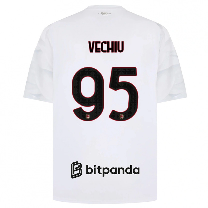 Danxen Heren Christian Vechiu #95 Wit Rood Zwart Uitshirt Uittenue 2026/27 T-Shirt